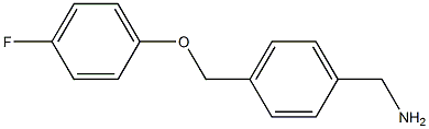 1-{4-[(4-fluorophenoxy)methyl]phenyl}methanamine Struktur