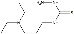 1-amino-3-[3-(diethylamino)propyl]thiourea Struktur