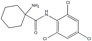 1-amino-N-(2,4,6-trichlorophenyl)cyclohexane-1-carboxamide Struktur