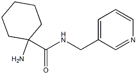 1-amino-N-(pyridin-3-ylmethyl)cyclohexane-1-carboxamide Struktur