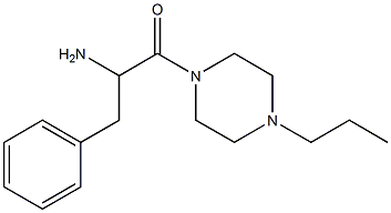 1-benzyl-2-oxo-2-(4-propylpiperazin-1-yl)ethylamine Struktur