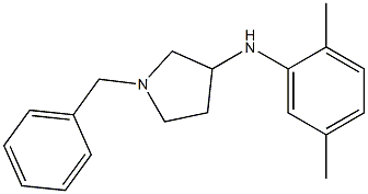 1-benzyl-N-(2,5-dimethylphenyl)pyrrolidin-3-amine Struktur