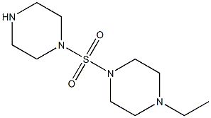 1-ethyl-4-(piperazine-1-sulfonyl)piperazine Struktur