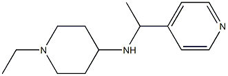 1-ethyl-N-[1-(pyridin-4-yl)ethyl]piperidin-4-amine Struktur