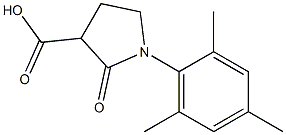 1-mesityl-2-oxopyrrolidine-3-carboxylic acid Struktur