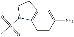 1-methanesulfonyl-2,3-dihydro-1H-indol-5-amine Struktur