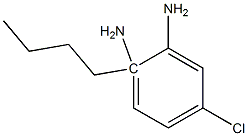 1-N-butyl-4-chlorobenzene-1,2-diamine Struktur