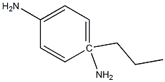 1-N-propylbenzene-1,4-diamine Struktur