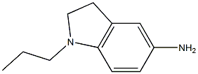 1-propyl-2,3-dihydro-1H-indol-5-amine Struktur