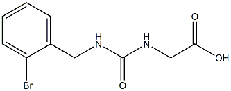 2-({[(2-bromophenyl)methyl]carbamoyl}amino)acetic acid Struktur