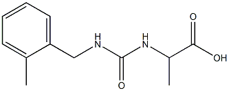 2-({[(2-methylbenzyl)amino]carbonyl}amino)propanoic acid Struktur