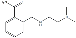 2-({[2-(dimethylamino)ethyl]amino}methyl)benzamide Struktur