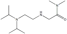 2-({2-[bis(propan-2-yl)amino]ethyl}amino)-N,N-dimethylacetamide Struktur