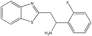 2-(1,3-benzothiazol-2-yl)-1-(2-fluorophenyl)ethan-1-amine Struktur