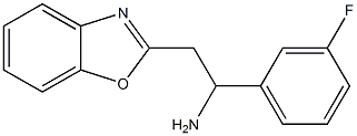 2-(1,3-benzoxazol-2-yl)-1-(3-fluorophenyl)ethan-1-amine Struktur