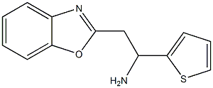 2-(1,3-benzoxazol-2-yl)-1-(thiophen-2-yl)ethan-1-amine Struktur