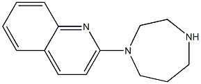 2-(1,4-diazepan-1-yl)quinoline Struktur