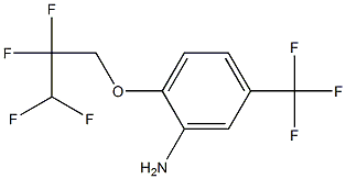 2-(2,2,3,3-tetrafluoropropoxy)-5-(trifluoromethyl)aniline Struktur