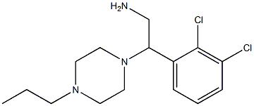 2-(2,3-dichlorophenyl)-2-(4-propylpiperazin-1-yl)ethan-1-amine Struktur