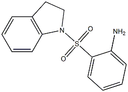 2-(2,3-dihydro-1H-indol-1-ylsulfonyl)aniline Struktur