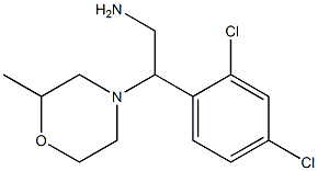 2-(2,4-dichlorophenyl)-2-(2-methylmorpholin-4-yl)ethanamine Struktur