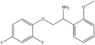 2-(2,4-difluorophenoxy)-1-(2-methoxyphenyl)ethanamine Struktur