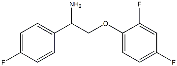 2-(2,4-difluorophenoxy)-1-(4-fluorophenyl)ethanamine Struktur