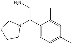 2-(2,4-dimethylphenyl)-2-pyrrolidin-1-ylethanamine Struktur