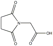 2-(2,5-dioxopyrrolidin-1-yl)acetic acid Struktur