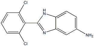 2-(2,6-dichlorophenyl)-1H-1,3-benzodiazol-5-amine Struktur