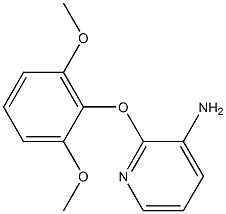 2-(2,6-dimethoxyphenoxy)pyridin-3-amine Struktur