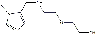 2-(2-{[(1-methyl-1H-pyrrol-2-yl)methyl]amino}ethoxy)ethan-1-ol Struktur