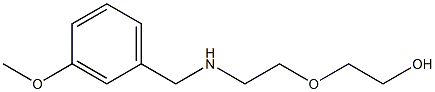 2-(2-{[(3-methoxyphenyl)methyl]amino}ethoxy)ethan-1-ol Struktur