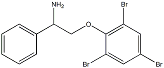 2-(2-amino-2-phenylethoxy)-1,3,5-tribromobenzene Struktur