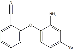 2-(2-amino-4-bromophenoxy)benzonitrile Struktur