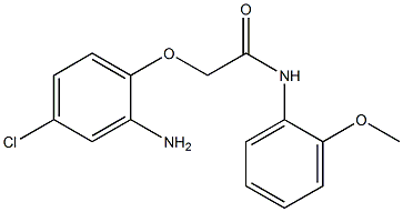 2-(2-amino-4-chlorophenoxy)-N-(2-methoxyphenyl)acetamide Struktur