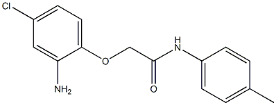 2-(2-amino-4-chlorophenoxy)-N-(4-methylphenyl)acetamide Struktur