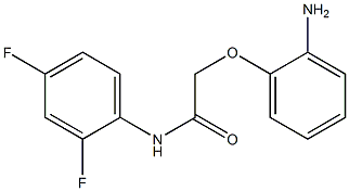 2-(2-aminophenoxy)-N-(2,4-difluorophenyl)acetamide Struktur