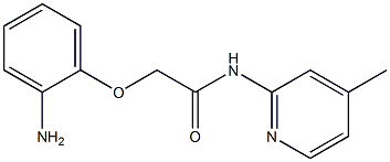 2-(2-aminophenoxy)-N-(4-methylpyridin-2-yl)acetamide Struktur