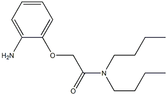 2-(2-aminophenoxy)-N,N-dibutylacetamide Struktur