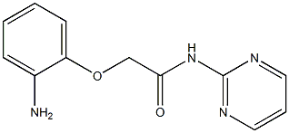 2-(2-aminophenoxy)-N-pyrimidin-2-ylacetamide Struktur