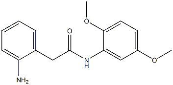 2-(2-aminophenyl)-N-(2,5-dimethoxyphenyl)acetamide Struktur