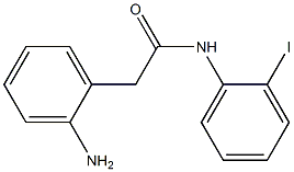 2-(2-aminophenyl)-N-(2-iodophenyl)acetamide Struktur