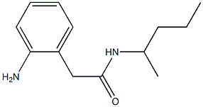 2-(2-aminophenyl)-N-(pentan-2-yl)acetamide Struktur