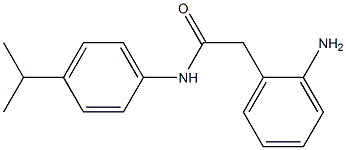 2-(2-aminophenyl)-N-[4-(propan-2-yl)phenyl]acetamide Struktur