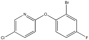 2-(2-bromo-4-fluorophenoxy)-5-chloropyridine Struktur