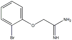 2-(2-bromophenoxy)ethanimidamide Struktur