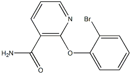 2-(2-bromophenoxy)nicotinamide Struktur