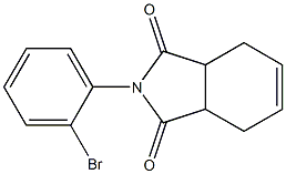 2-(2-bromophenyl)-3a,4,7,7a-tetrahydro-1H-isoindole-1,3(2H)-dione Struktur