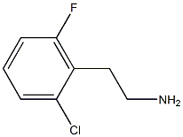 2-(2-chloro-6-fluorophenyl)ethan-1-amine Struktur